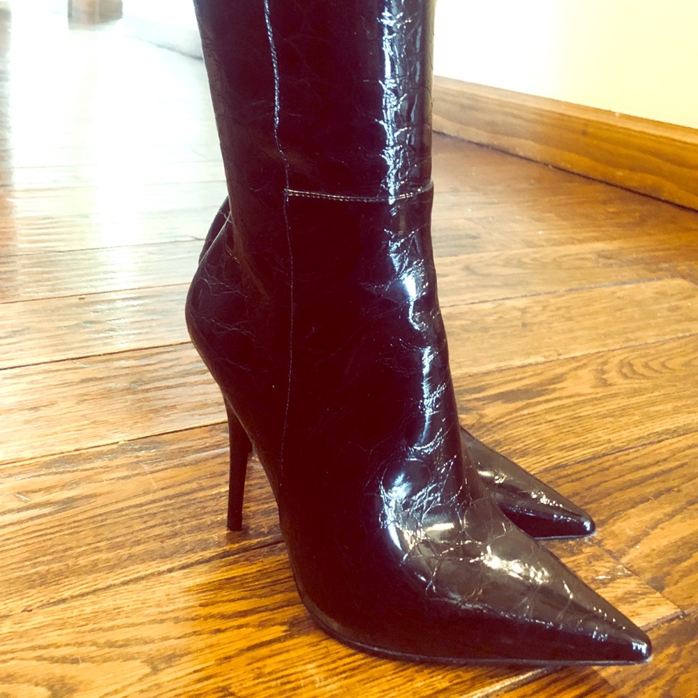 Aldo - blank patten dress boots